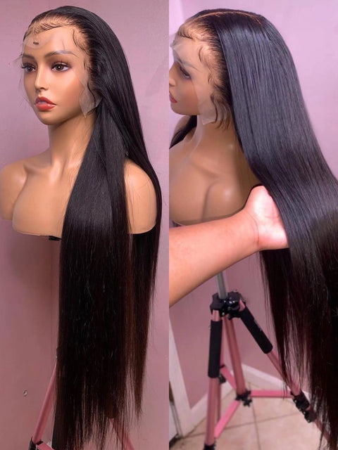 Malaysian Straight Lace Frontal Easy-Install Wig + DIY Wig Kit